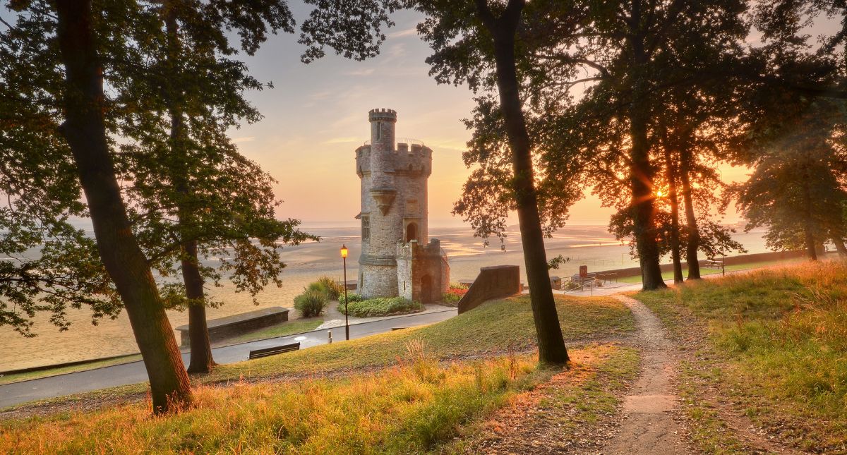 Appley Tower in Ryde - family friendly walks in the UK on the Isle of Wight